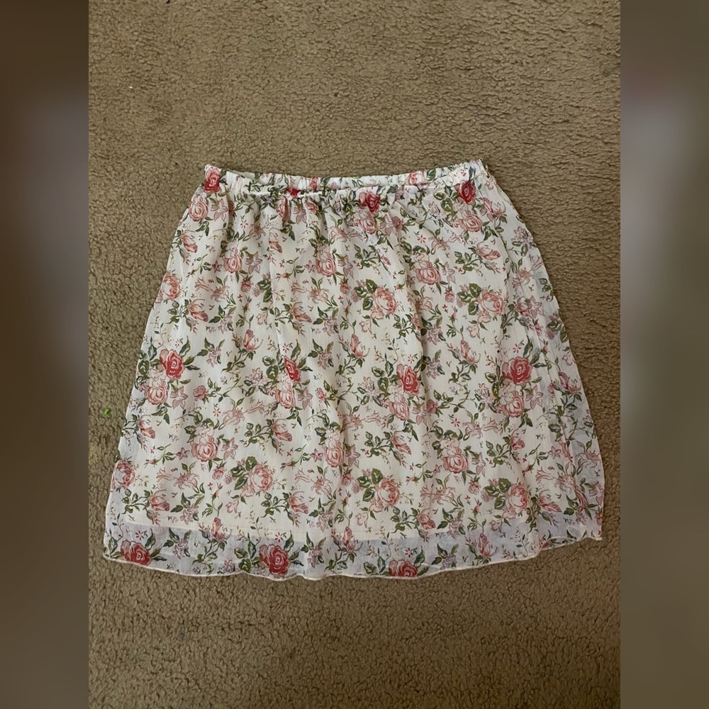 Floral skirt